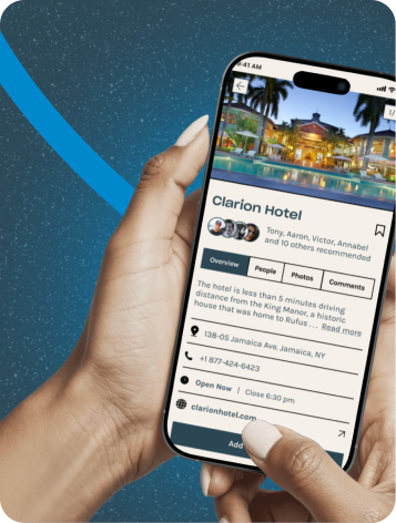 TripSphere travel recommendation and map sharing app